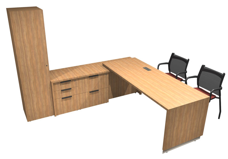 Office Suites – Teknion Desk with wardrobe